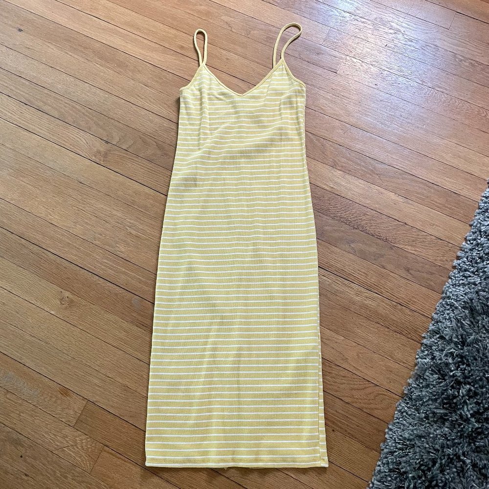 Forever 21 M Medium Dress Yellow BOHO Chic Womens dress